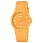 Casio MQ-24B-9BEF 35mm Resina Arancione Orologio da Polso Unisex Resistente all'Acqua