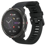 Polar Grit X2 Bluetooth GPS 44mm Schwarz Silikonarmband 7 Tage WR50 Wasserdicht