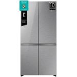 Frigorífico Americano Hisense RQ5P605NSVE No Frost 190cm 591L E Inox Display Gelo