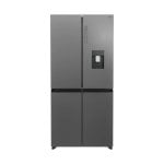 Frigorífico Americano Hoover HHCR3818EWPL No Frost 182 cm 463 L E Inox Dispensador Agua