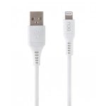 Câble Lightning DCU Advance Tecnologic 34101290 1 m USB A blanc homologué Apple