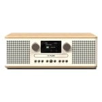 Microcadena Pure Classic C-D6 Bluetooth 2x15W Blanco Roble Alarma Pantalla TFT