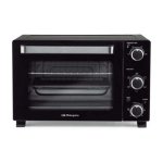 Mini Four Orbegozo 28L 1500W Minuterie LED Grill Nettoyage Antiadherente Noir