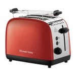 Tostadora Russell Hobbs 26551-56 2 rebanadas 1600 W Roja ranuras anchas acero inoxidable Tostadora Russell Hobbs 26551-56 2 rebanadas 1600 W Roja ranuras anchas acero inoxidable