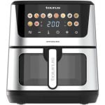 Freidora de aire QUO 8L 2100W digital doble resistencia Inox Core cuba extraíble