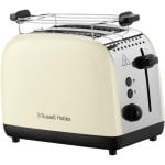 Tostadora Russell Hobbs 26551-56 2 rebanadas 1600 W crema y plata acero inoxidable Tostadora Russell Hobbs 26551-56 2 rebanadas 1600 W crema y plata acero inoxidable