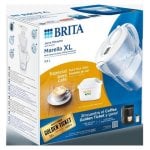 Jarra filtrante Brita Marella Blanca 3.5 L apertura abatible indicador filtro