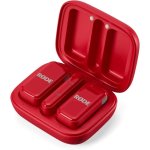 Mikrofon Rode Wireless Micro USB-C omnidirektional mit Ladecase rot ultrakompakt