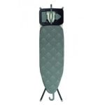 Tábua de passar roupa aço altura regulável 81,5 cm funda algodão gancho suporte cinta Tábua de passar roupa aço altura regulável 81,5 cm funda algodão gancho suporte cinta