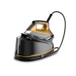 Centro de planchado Rowenta DG7644 2200W Microsteam 400HD Láser 6,4bar 325g/min Negro/Dorado