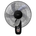 Ventilador de pé QUO 40 cm 45W 5 pás Oscilante Preto Comando Remoto