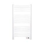 Estufa eléctrica blanca 500W pantalla LED protección sobrecalentamiento 1,5 m cable