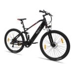 Patinete eléctrico 250W Autonomía 120 km Ruedas 29" Frenos disco Doble suspensión Negro