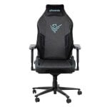 Silla Gaming QUO Pro Negro Ergonómica 4D Tela Terciopelo Reclinable 150kg