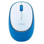 Mouse Nilox NXMDWS103 Bluetooth 1600 DPI Blu Ricaricabile 4 Pulsanti