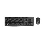 Tastatur Membran Schwarz USB Wireless mit Maus DE Layout 4 Tasten 1000 DPI Tastatur Membran Schwarz USB Wireless mit Maus DE Layout 4 Tasten 1000 DPI