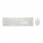 Ratón inalámbrico USB-A 1600 DPI óptico 3 botones blanco compacto