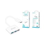 Adaptador USB 3.0 Apple Blanco Tipo A Macho a Tipo C Hembra Aluminio