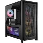 Corsair FRAME 4000D LCD RS ARGB Torre E-ATX com LCD Tátil 14,5" e 4 Ventoinhas ARGB Preta