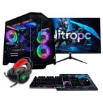 PC Sobremesa Nitropc Pack Gold Intel Core i5-12400F 16GB 1TB M.2 RTX3050 Windows 11 Monitor 24" PC Sobremesa Nitropc Pack Gold Intel Core i5-12400F 16GB 1TB M.2 RTX3050 Windows 11 Monitor 24"