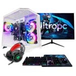 PC Sobremesa NitroPC Pack Bronze Plus AMD Ryzen 5 5600GT 32GB 1TB M.2 Monitor 24" Windows 11 Blanc PC Sobremesa NitroPC Pack Bronze Plus AMD Ryzen 5 5600GT 32GB 1TB M.2 Monitor 24" Windows 11 Blanc