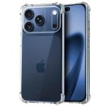 Funda para móvel Cool Max AntiShock Transparente Silicone Cantos Reforçados para iPhone 17 Pro Max Funda para móvel Cool Max AntiShock Transparente Silicone Cantos Reforçados para iPhone 17 Pro Max
