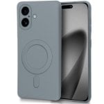 Handyhülle Cool Magnetische Cover Silikon Grau Qi-kompatibel für iPhone 17