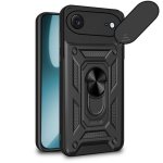 Funda para móvil Cool Hard Ring Ultrarresistente PC TPU Aluminio Negra con Anillo y Imán para iPhone Air Funda para móvil Cool Hard Ring Ultrarresistente PC TPU Aluminio Negra con Anillo y Imán para iPhone Air