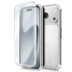 Coque 3D en silicone pour iPhone 17 Pro (transparente avant et arrière) Coque 3D en silicone pour iPhone 17 Pro (transparente avant et arrière)