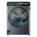 Lavadora Cecotec Bolero DressCode 9900 Carga Frontal 9Kg 1400rpm A Azul Autodosificación Inverter Full Color