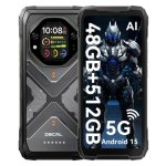 Oscal Tank 1 16GB 512GB 6.78" IPS FHD+ 5G Dual SIM Câmara 64MP NFC IP69K Android 15 Preto