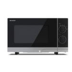 Microondas Sharp YC-PS201AE-S 20 Litros 700W Giratorio Descongelar Plata