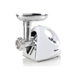 Tritacarne Tristar VM-4210 compatto 3 dischi inox 550 W bianco maniglia integrata