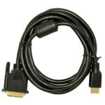 Cable HDMI Akyga AK-AV-11 1,8 m HDMI a DVI-D chapado en oro ABS negro