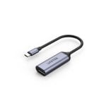 Adapter Unitek V1415A USB-C auf DisplayPort 0,15 m 8K Aluminium Grau