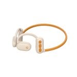 Auriculares Havit 6939119066482 inalámbricos Bluetooth para llamadas, música y deporte, color beige