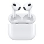 Ecouteurs Apple AirPods 3 sans fil Bluetooth intra-auriculaires, contrôle tactile, IPX4, blanc