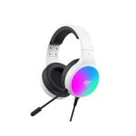 Casque Havit H2043U filaire USB pour gaming avec micro à perche noir et blanc