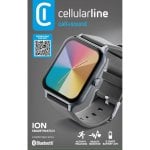 Cellularline ION Bluetooth 40mm LED IPS Preto Monitor Cardiaco SpO2 Tensiometro Sono 5 dias