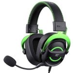 Casque Havit 6939119065164 filaire Jack pour gaming avec microphone serre-tête noir vert