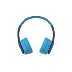 Casque Havit H626BT sans fil et filaire Bluetooth pour musique, micro intégré, IPX6, bleu