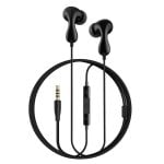 Auriculares Baseus Encok HZ20 com fio Jack 3.5 mm para chamadas e música pretos