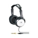 Casque JVC HA-RX500-E filaire connectivité 3,5 mm pour musique noir et blanc