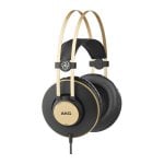 Auriculares AKG K92 com fio jack 3,5 mm para Música confortáveis preto e dourado Auriculares AKG K92 com fio jack 3,5 mm para Música confortáveis preto e dourado