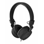 Auriculares Esperanza BONGO com fio jack 3,5 mm para chamadas, música e desporto, preto Auriculares Esperanza BONGO com fio jack 3,5 mm para chamadas, música e desporto, preto