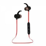 Auriculares Esperanza EH186K In-ear sem fios Bluetooth para desporto com controlo de volume preto e vermelho Auriculares Esperanza EH186K In-ear sem fios Bluetooth para desporto com controlo de volume preto e vermelho