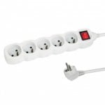 Regleta Esperanza ELK214W 5 salidas AC Tipo E 1,5 m angular blanca Regleta Esperanza ELK214W 5 salidas AC Tipo E 1,5 m angular blanca