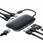 Docking Station AUKEY CB-C71 100 W USB-C HDMI RJ-45 Lector SD Negro