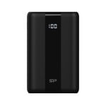 Powerbank Silicon Power QX55 30000 mAh Polímero de Lítio Preto Ecrã LED Carregamento Rápido