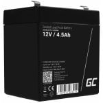 Batteria Green Cell AGM44 12V 4,5Ah Piombo Sigillata VRLA Nera 1pz Batteria Green Cell AGM44 12V 4,5Ah Piombo Sigillata VRLA Nera 1pz